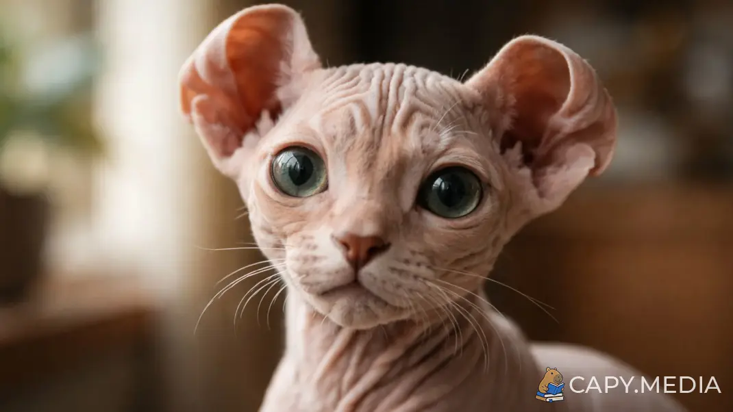 Фотография маленького котёнка эльф